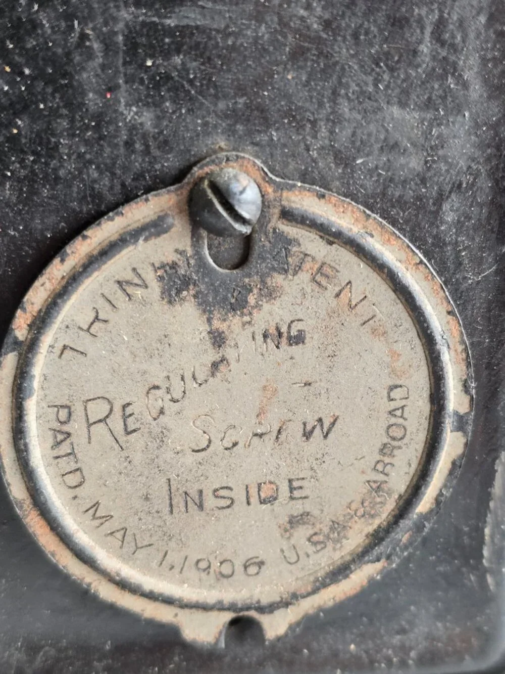Antique Triner Scale & Mfg Co. Mechanical Countertop Scale - Patented 1906